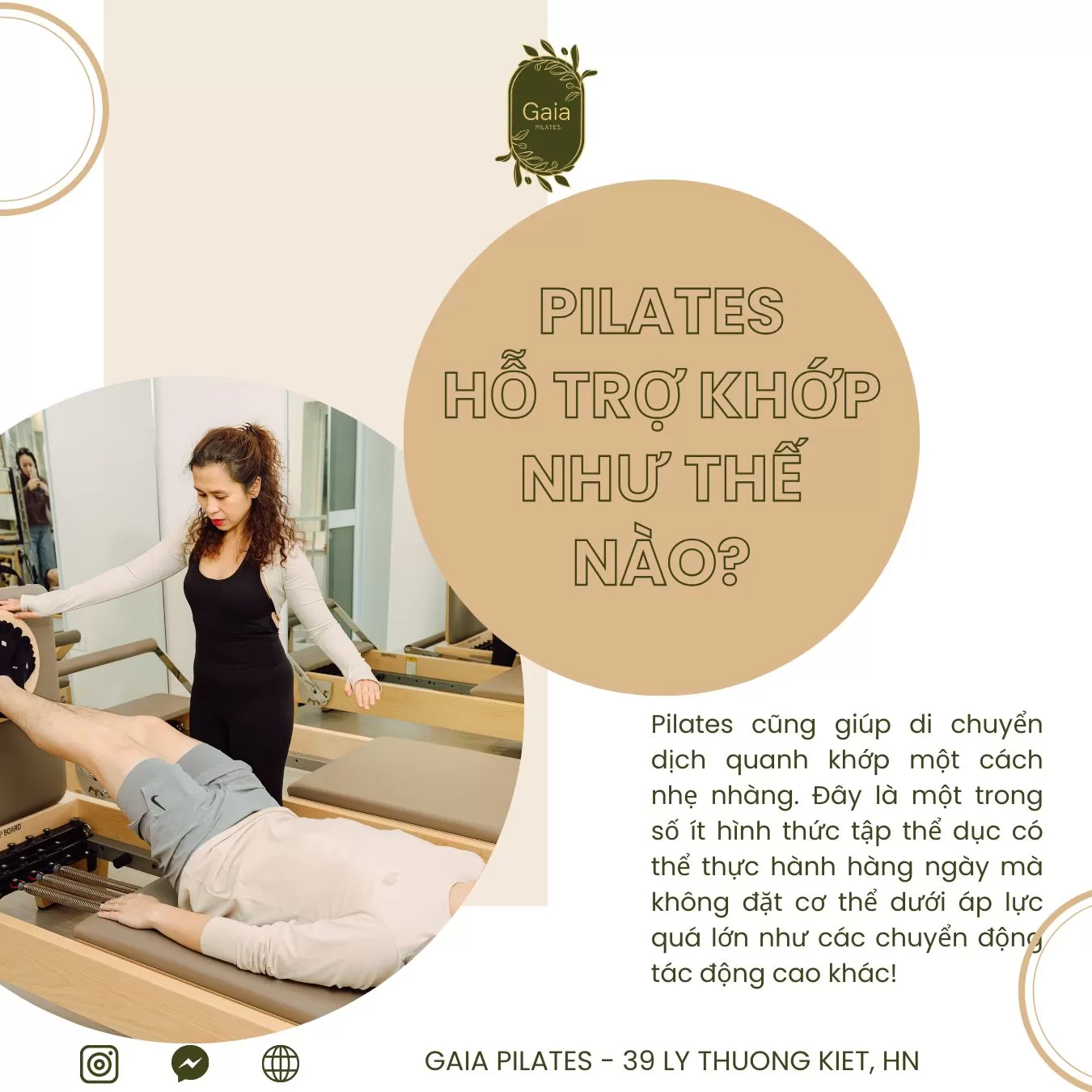 PILATES HỖ TRỢ KHỚP THẾ NÀO?